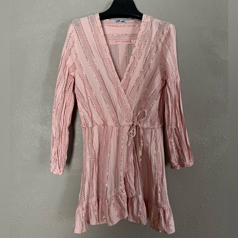 Pink Cover Up Dress